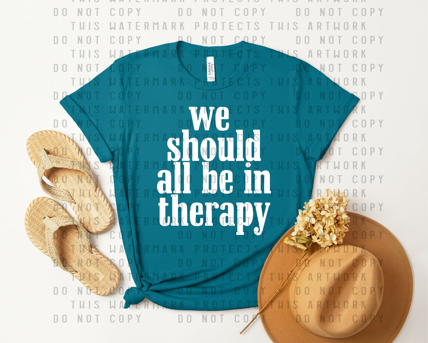 We Should All Be in Therapy Graphic Tee