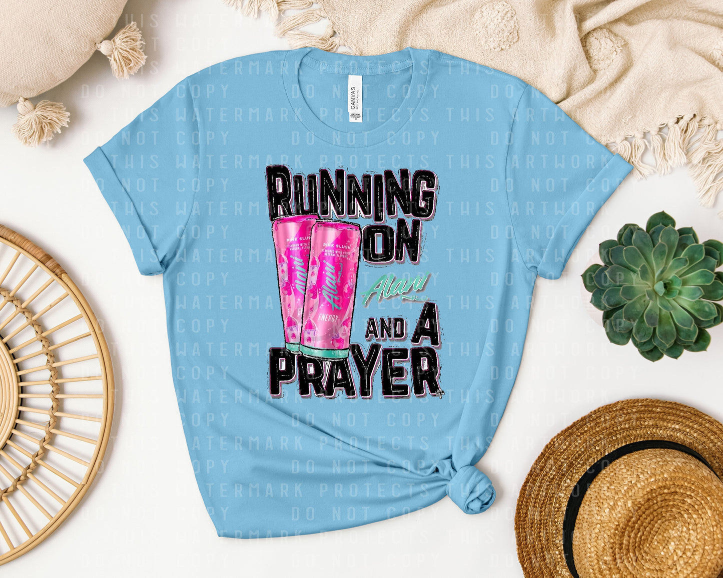 Running on Alani and a Prayer Graphic Tee