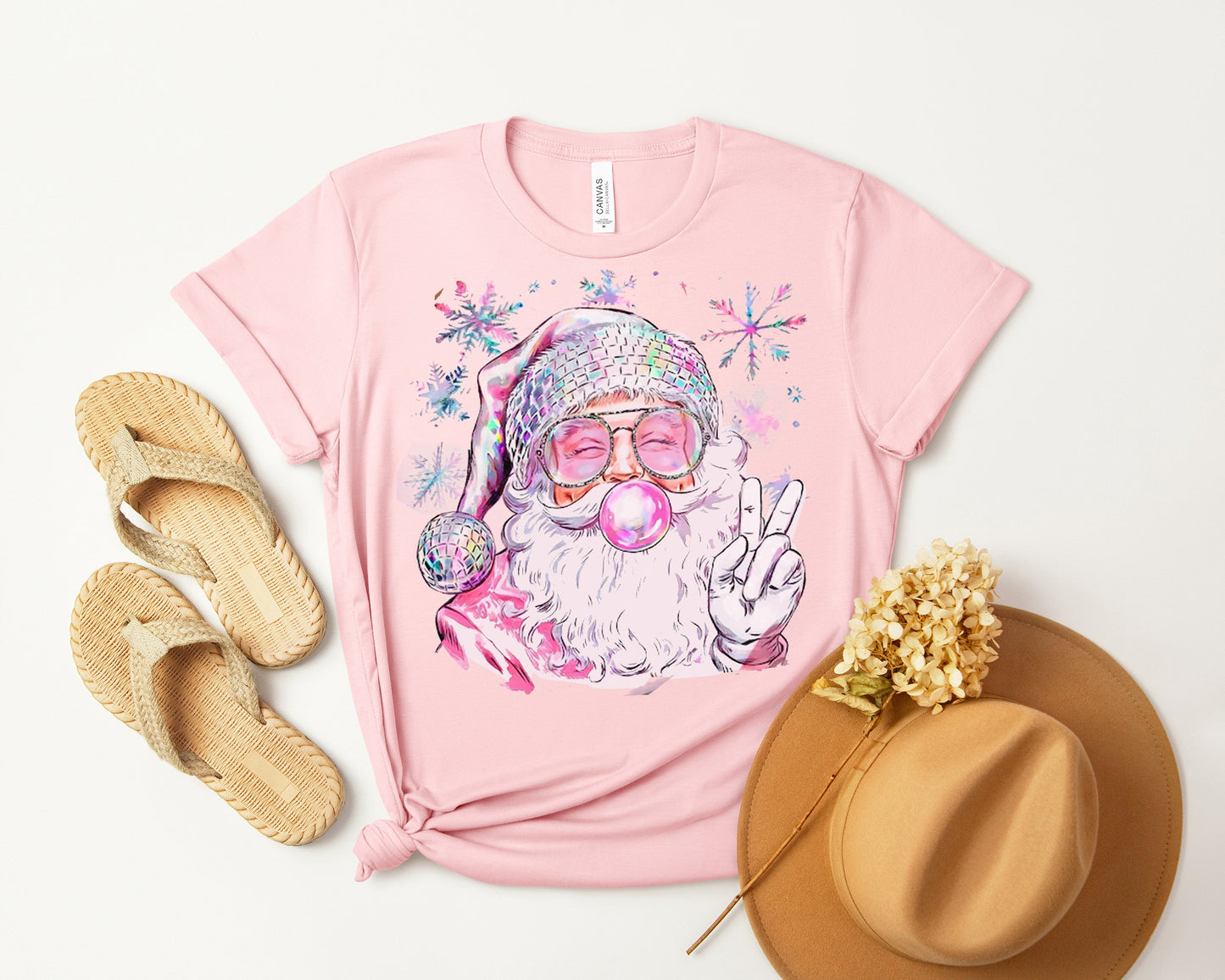 Peace Santa Graphic Tee