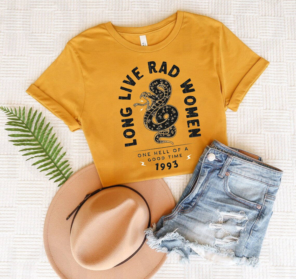 Long Live Rad Women Graphic Tee