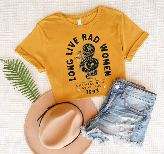 Long Live Rad Women Graphic Tee