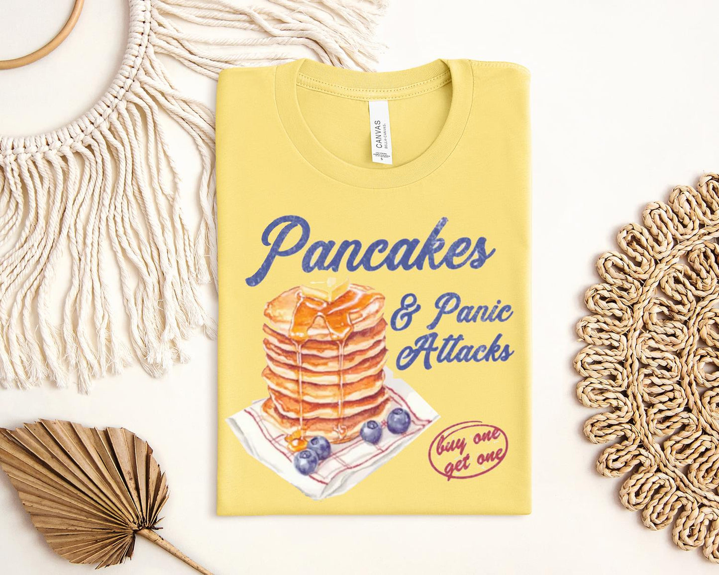 Pancakes & Panic Attacks Graphic Tee