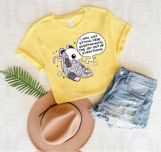 I Was Just Sitting Here Graphic Tee