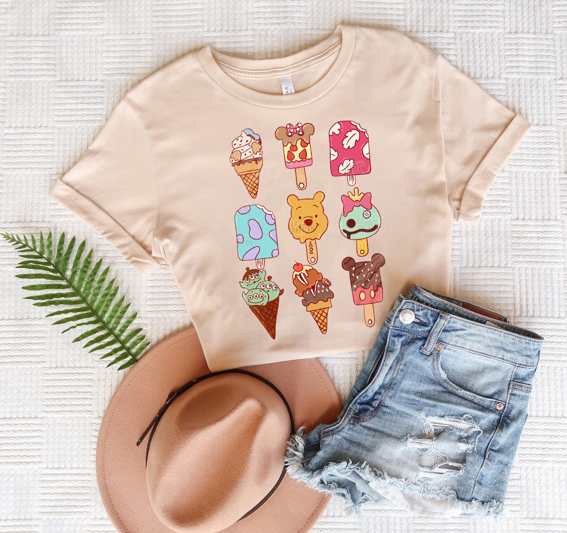 Character Ice Cream Graphic Tee