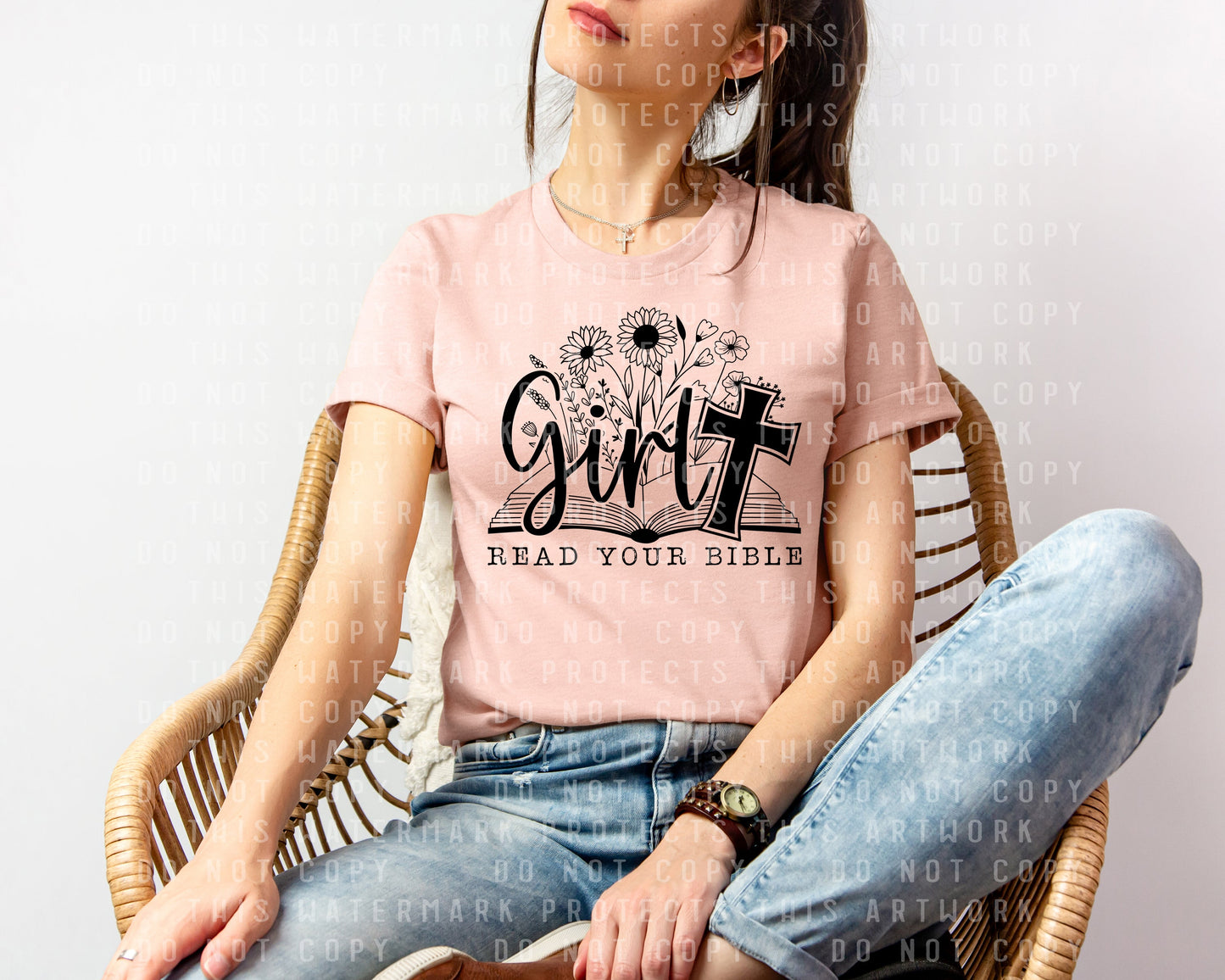 Girl Read Your Bible Graphic Tee