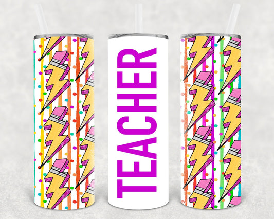 Teacher 20 oz Skinny Tumbler
