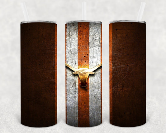 Texas Longhorns 20 oz Skinny Tumbler