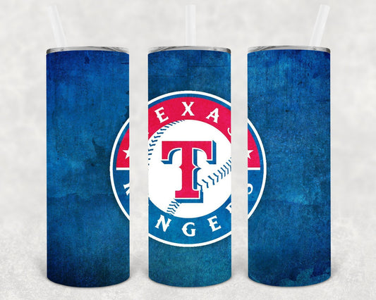 Texas Rangers 20 oz Skinny Tumbler