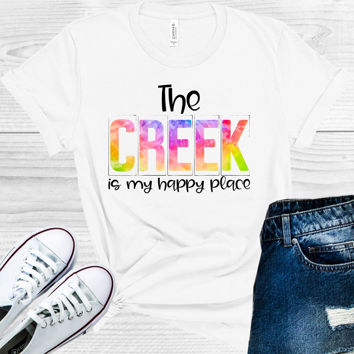 The Creek is My Happy Place Graphic Tee