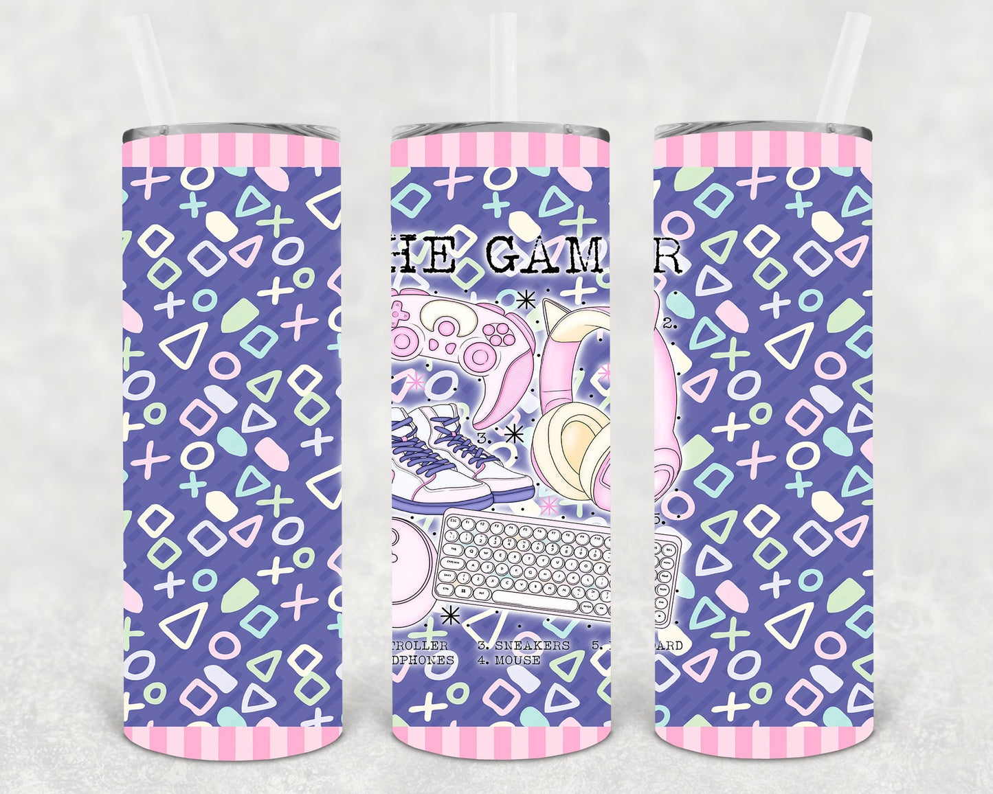 The Gamer 20 oz Skinny Tumbler