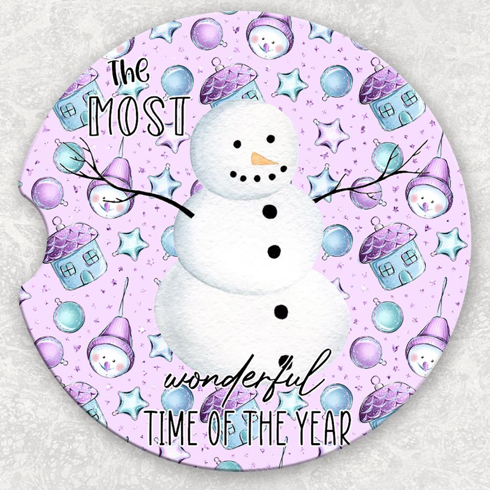Car Coaster Set - The Most Wonderful Time of the Year