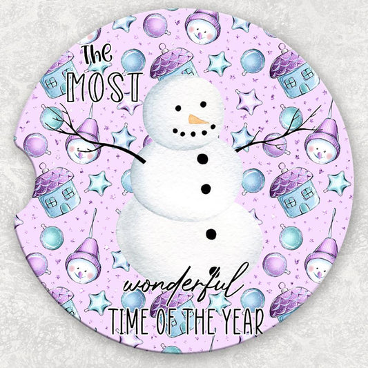Car Coaster Set - The Most Wonderful Time of the Year