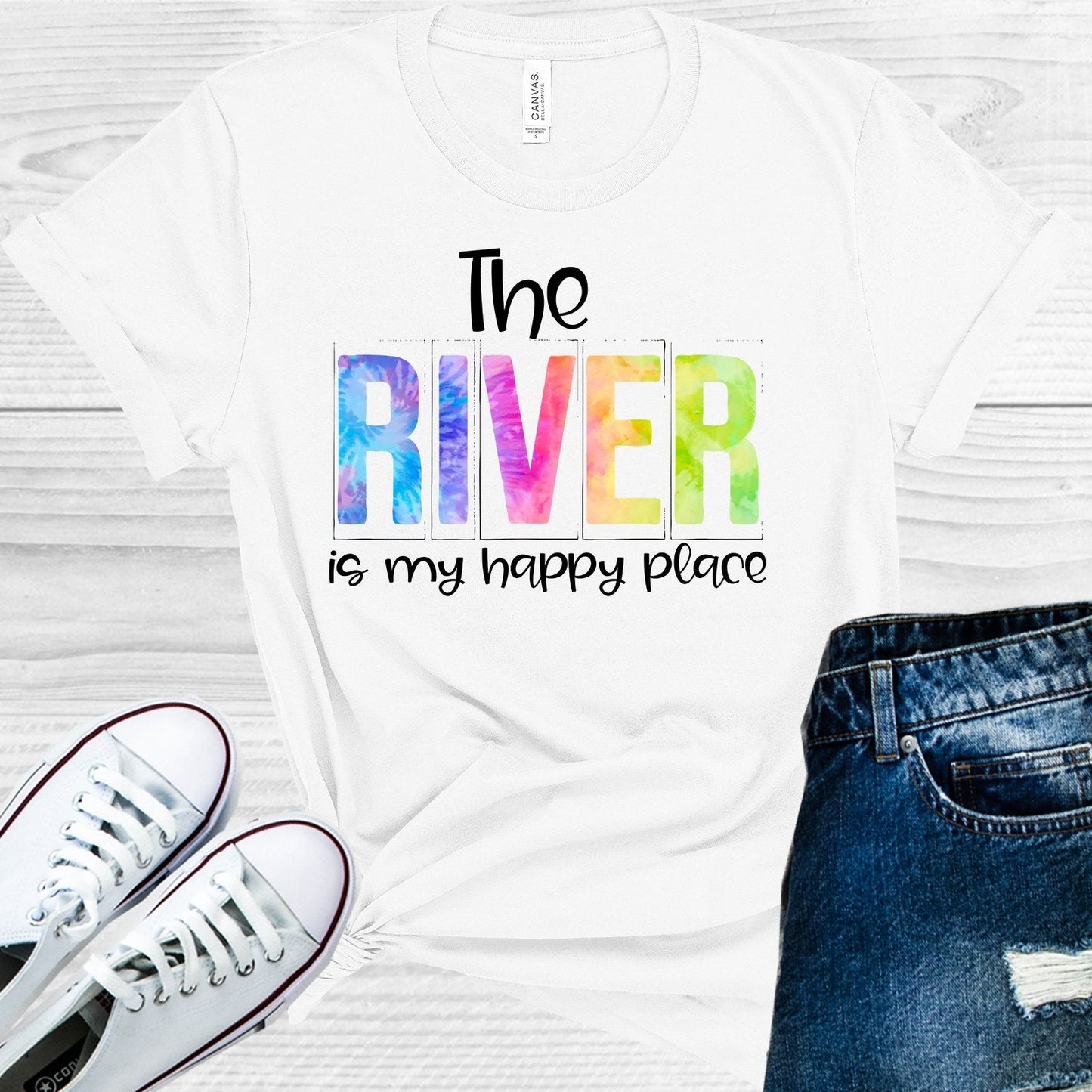 The River is My Happy Place Graphic Tee