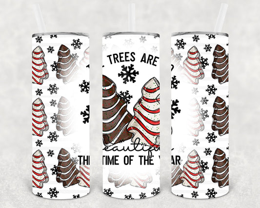 The Trees are So Beautiful This Time of Year 20 oz Skinny Tumbler