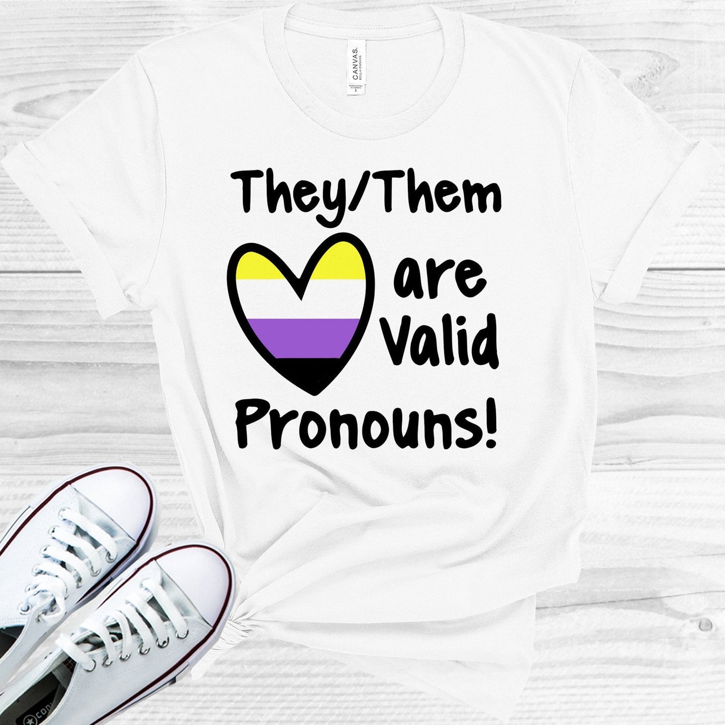 They/Them are Valid Pronouns Graphic Tee