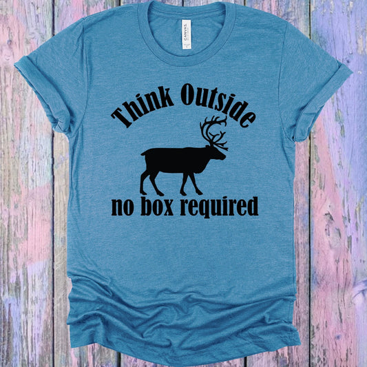 Think Outside No Box Required Graphic Tee