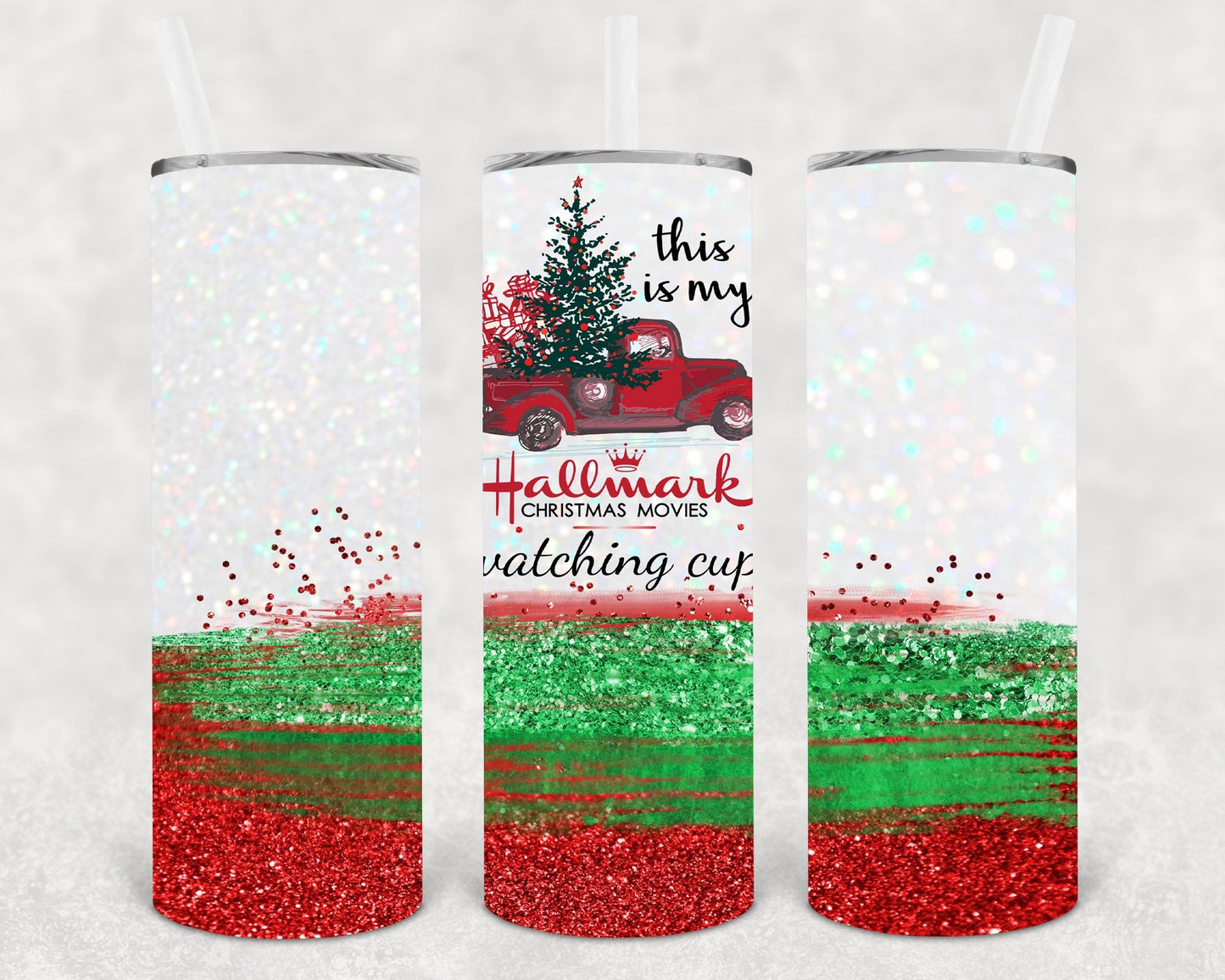 This is My Christmas Movies Watching Cup 20 oz Skinny Tumbler