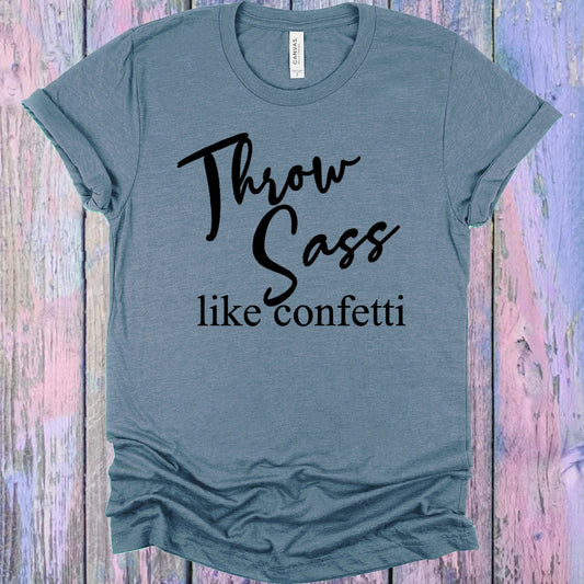 Throw Sass Like Confetti Graphic Tee