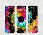 Tie Dye Sunflower 20 oz Skinny Tumbler
