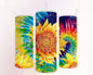 Tiedye Sunflower 20 oz Skinny Tumbler