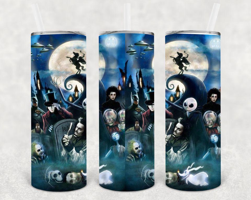 Tim Burton 20 oz Skinny Tumbler