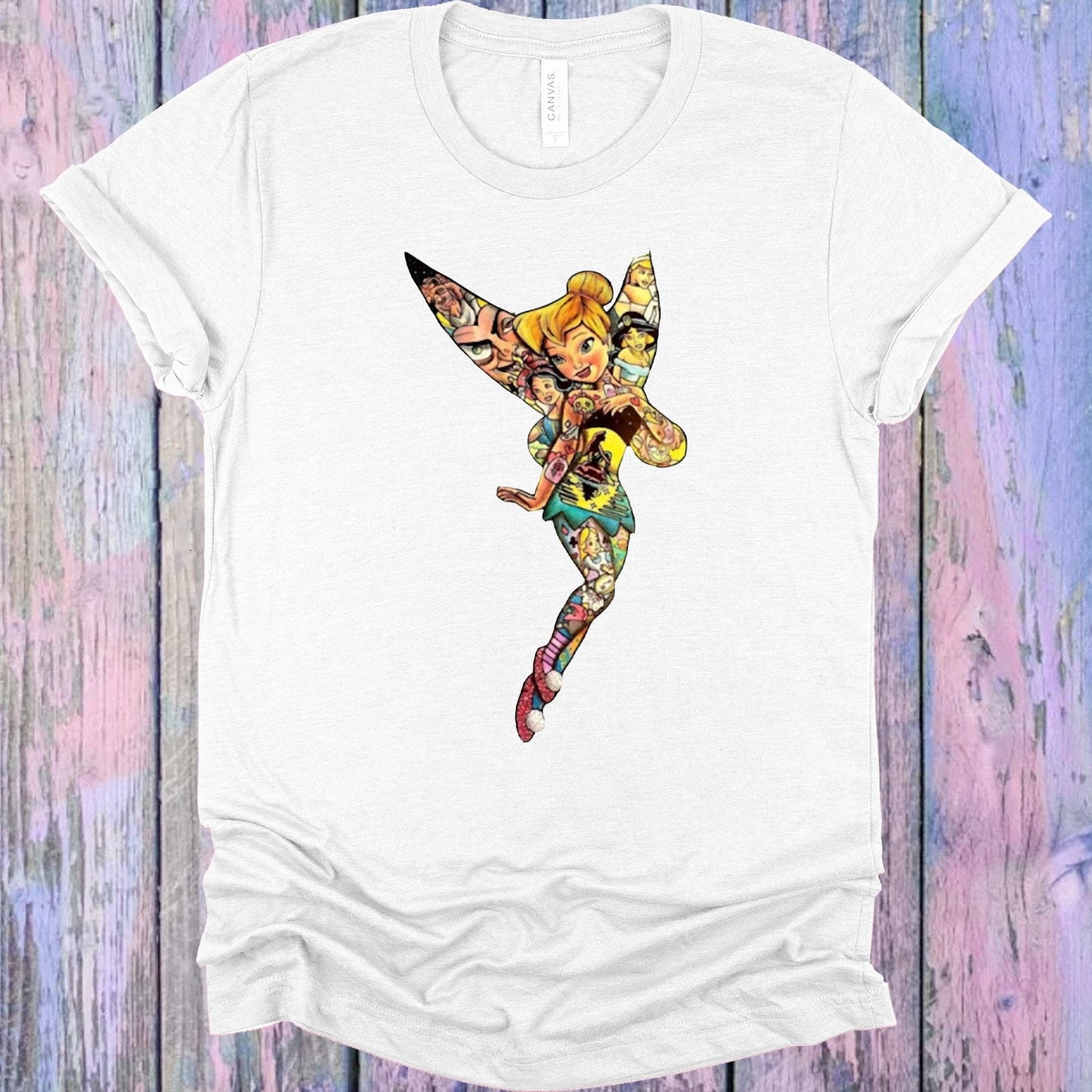 Tinkerbell Collage Graphic Tee