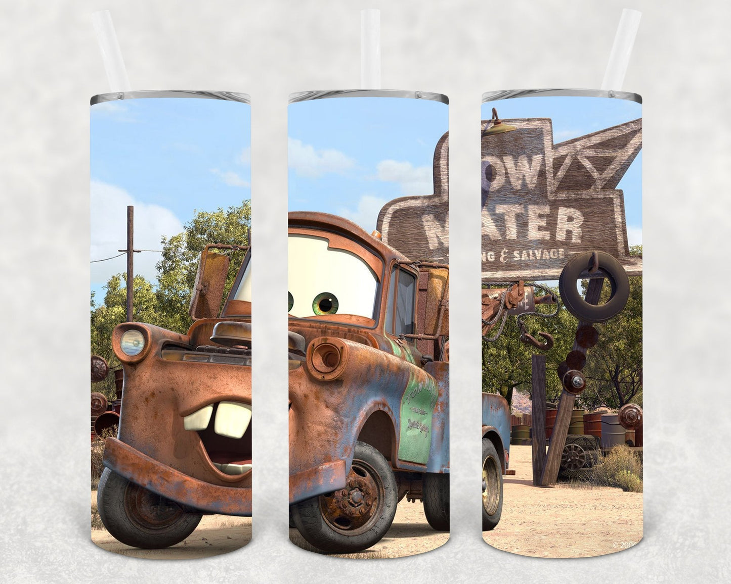Tow Mater 20 oz Skinny Tumbler