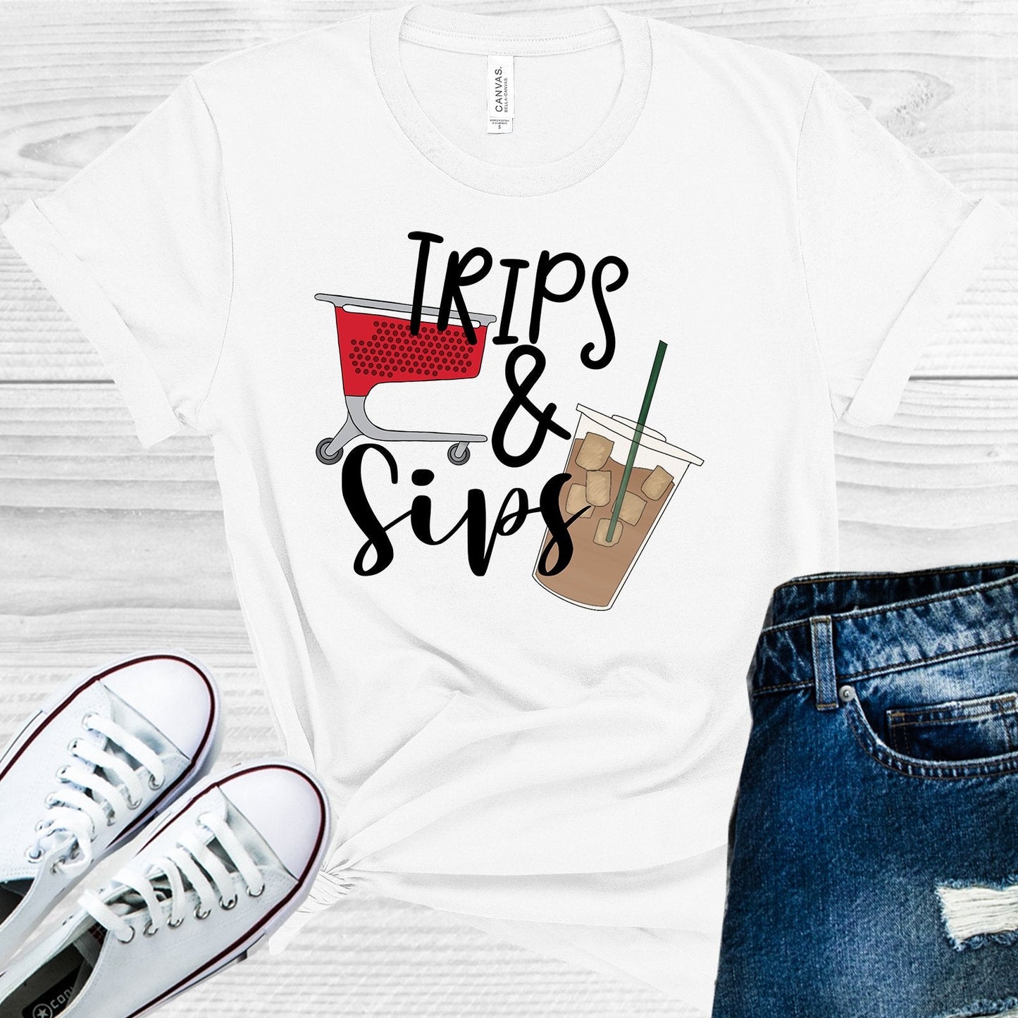 Trips & Sips Graphic Tee