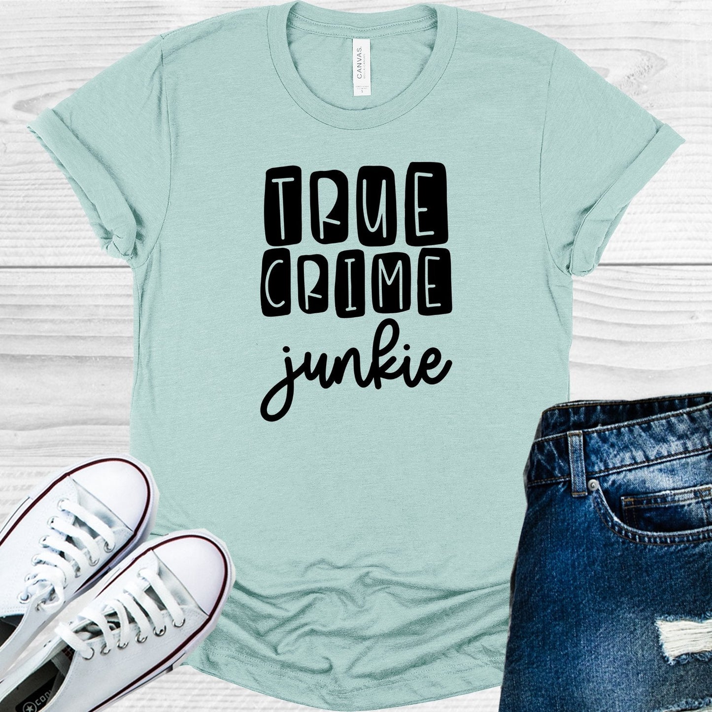 True Crime Junkie Graphic Tee