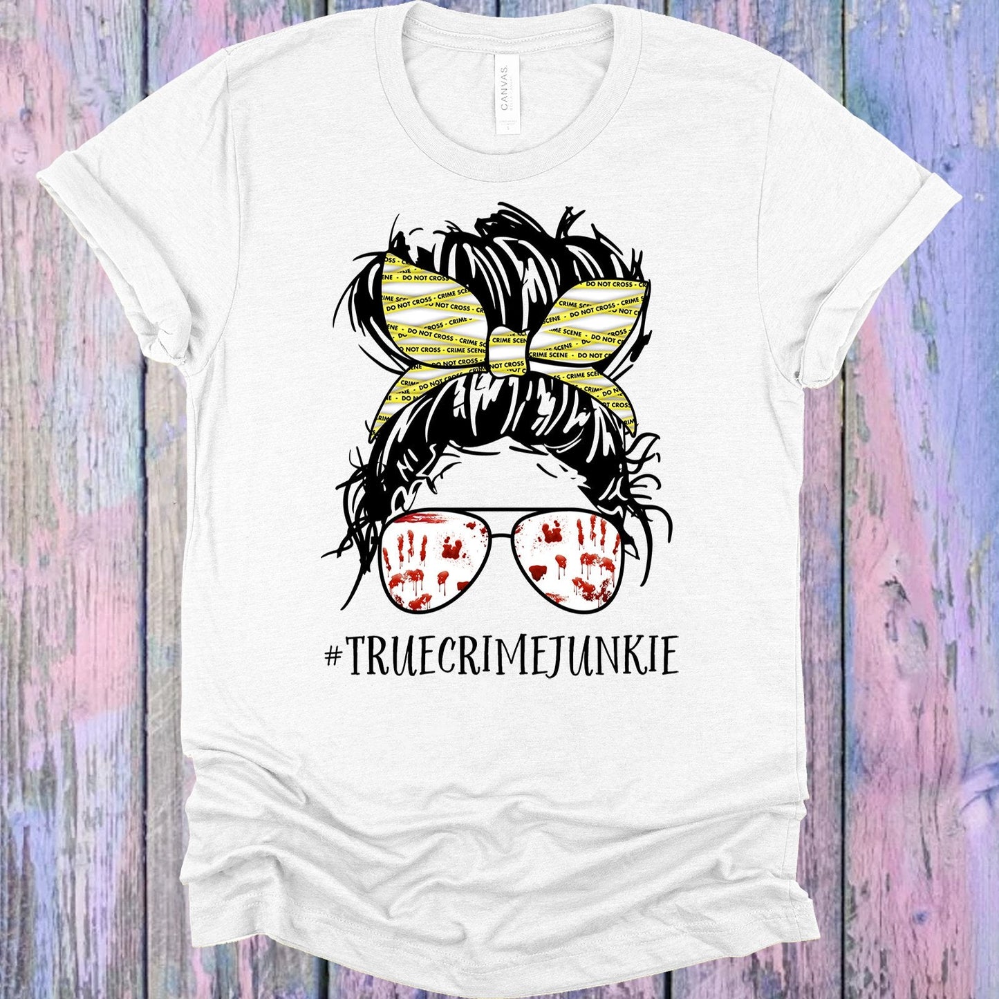 True Crime Junkie #truecrimejunkie Graphic Tee