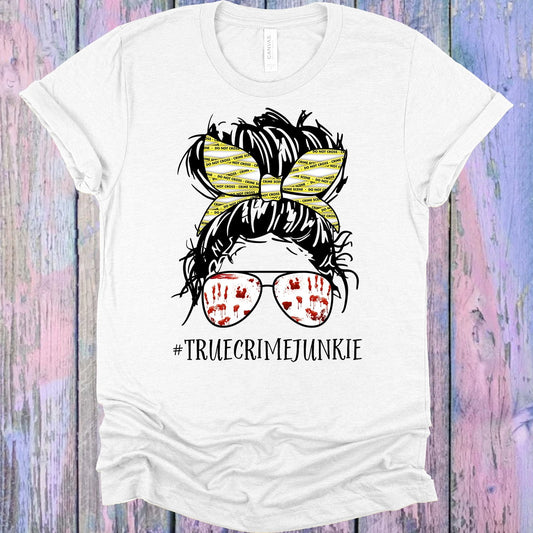 True Crime Junkie #truecrimejunkie Graphic Tee