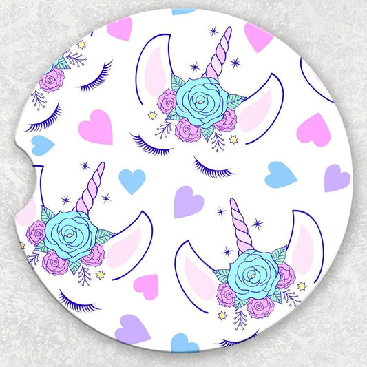 Car Coaster Set - Unicorns