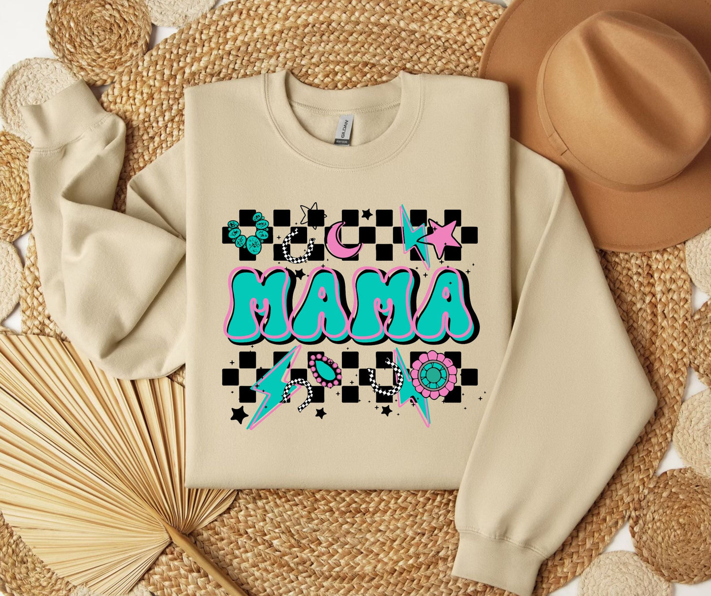 Turquoise Mama SWEATSHIRT.