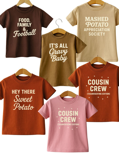 Food, Family & Football Tee