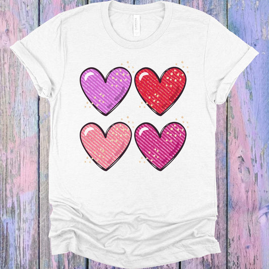 Valentine Hearts Graphic Tee