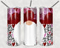 Valentine Roses Gnome 20 oz Skinny Tumbler