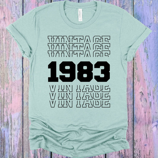 Vintage Customized Year Graphic Tee