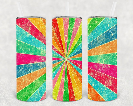 Vintage Kaleidoscope 20 oz Skinny Tumbler