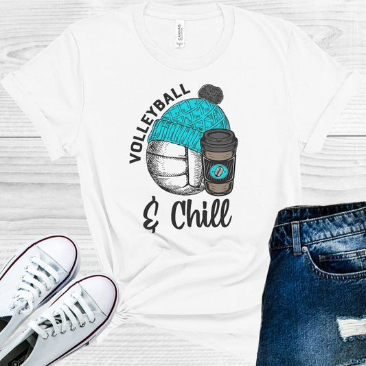 Volleyball & Chill Graphic Tee