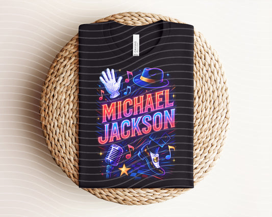 Michael Jackson Neon Graphic Tee