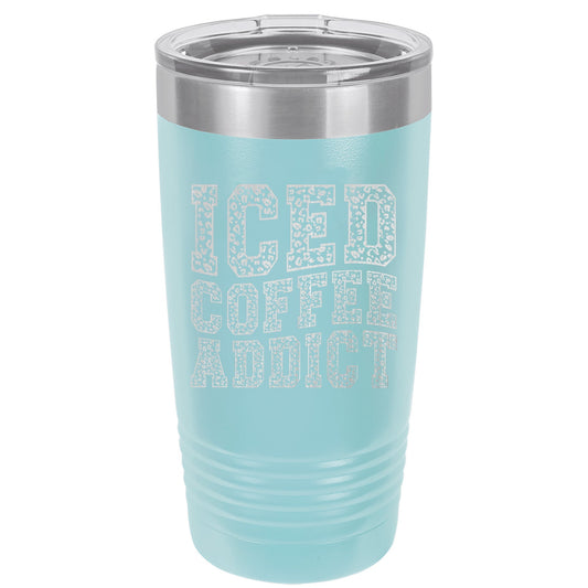 Iced Coffee Addict 20 oz Polar Camel Tumbler