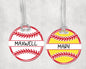 Baseball Bag Tag