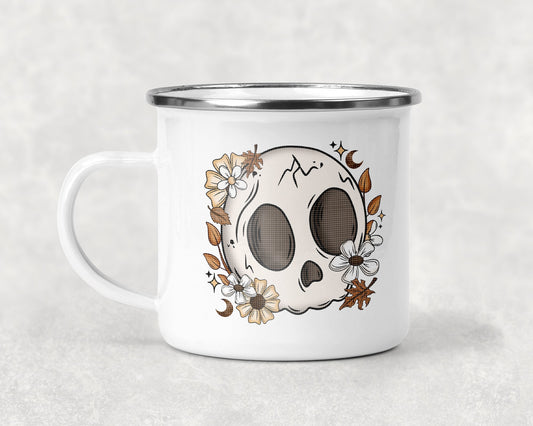 Cottagecore Skull Mug