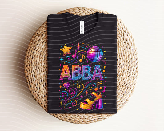 ABBA Neon Graphic Tee