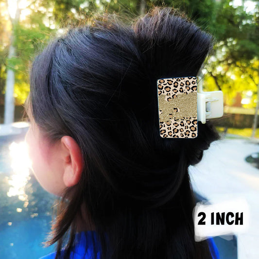 Gold Leopard Hair Clip