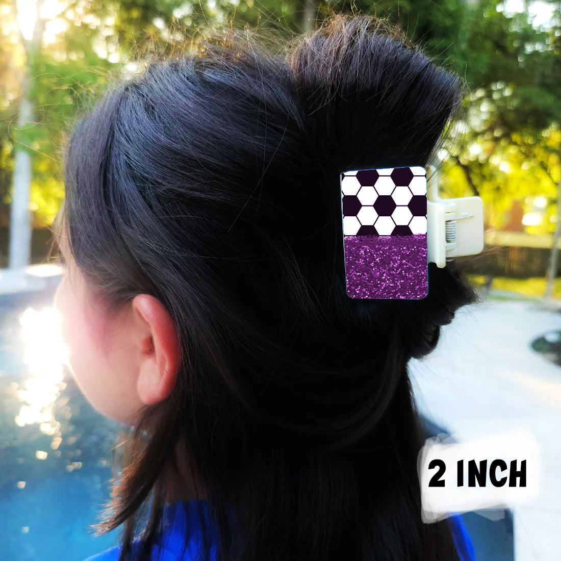 Soccer Hair Clip