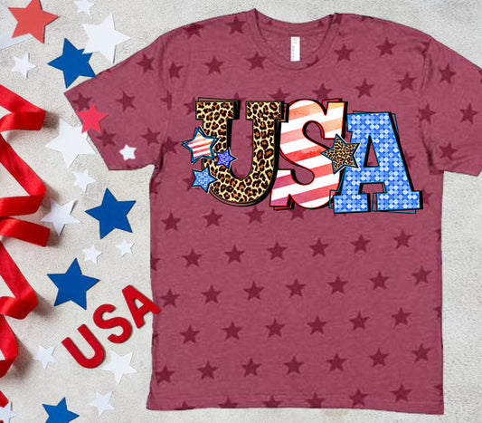 USA - Star Graphic Tee