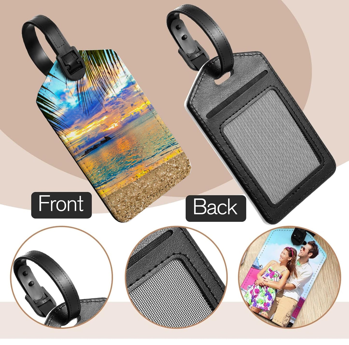 Beach Luggage Tag