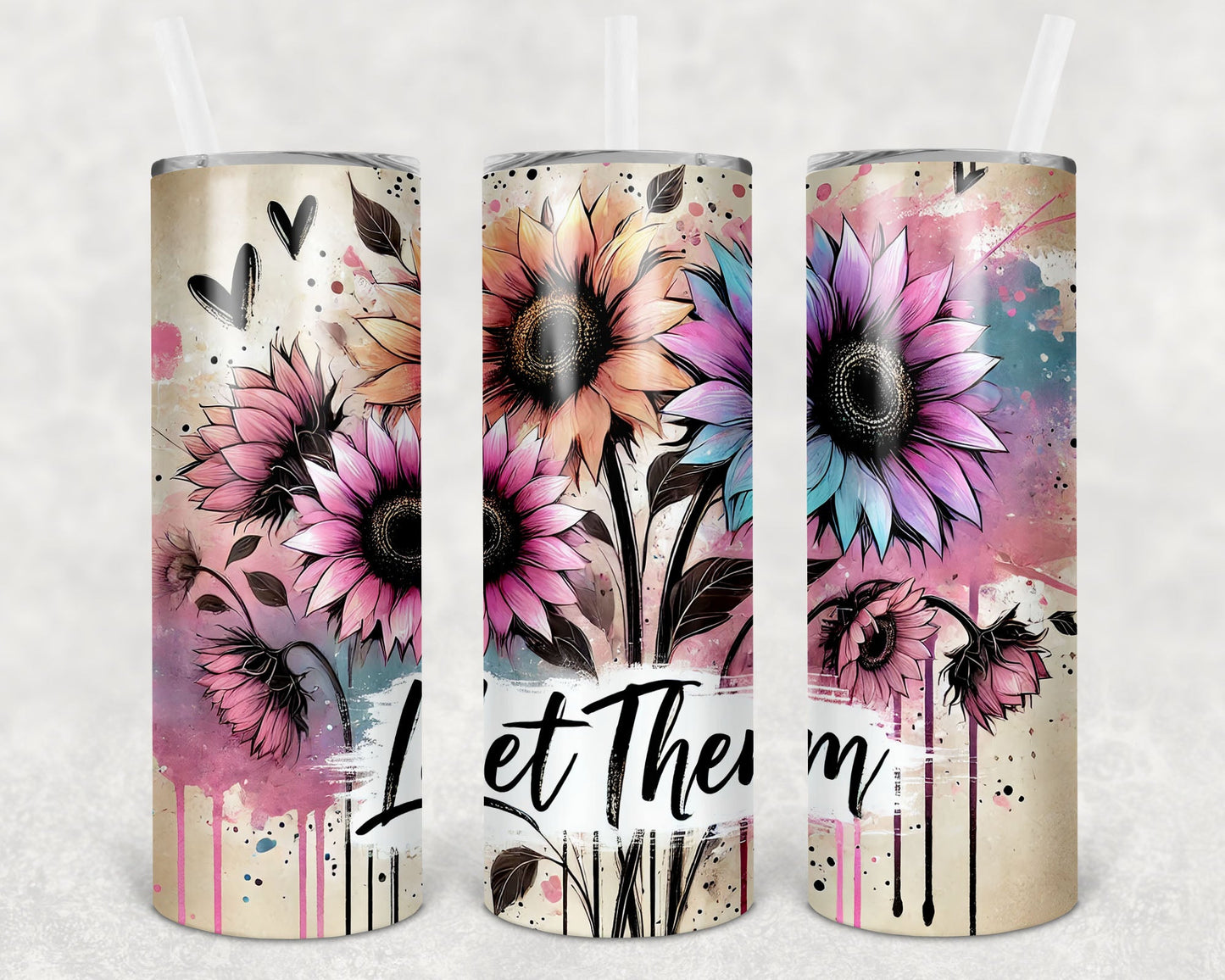 Let Them 20 oz Skinny Tumbler