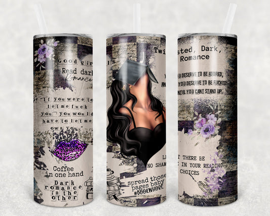 Dark Romance 20 oz Skinny Tumbler